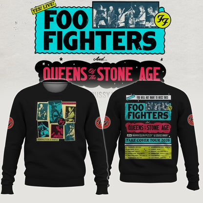 Foo Fighters 2026 Take Cover Tour Limited Sweatshirt
