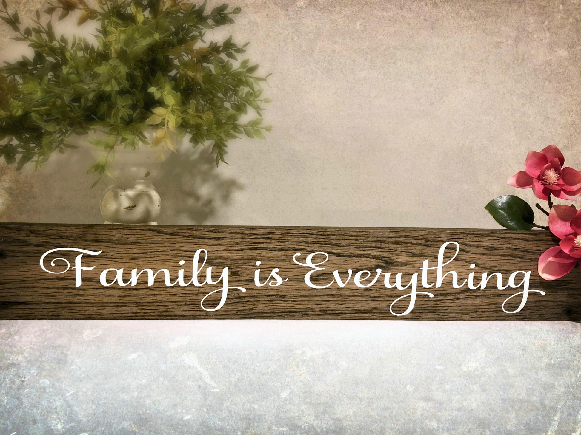 Family is Everything Sign, Family Wall Art, Rustic Decor, Home Decor, Family Wood Sign, Family Is Sign, Farmhouse Sign