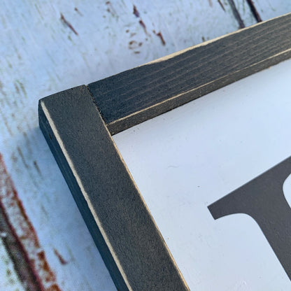 HOME Wood Sign With Painted Wreath, New Home Gift, Housewarming Gift, Farmhouse Style, Wood Sign, Wedding Gift