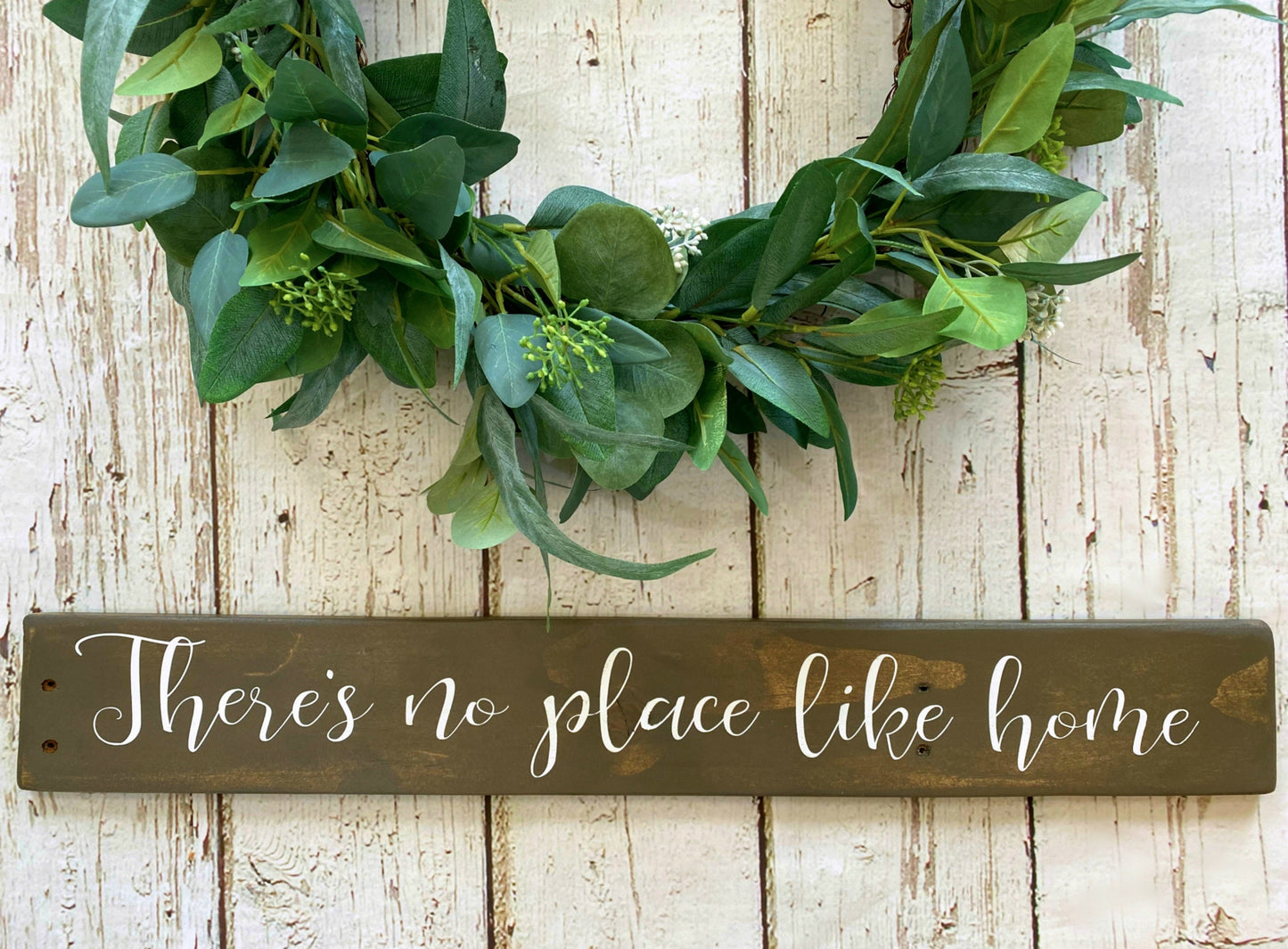 There's No Place Like Home Wood Sign, Pallet Wood Sign, Rustic Farmhouse, Housewarming, Realtor Gift, Country Decor, No Place Like Home