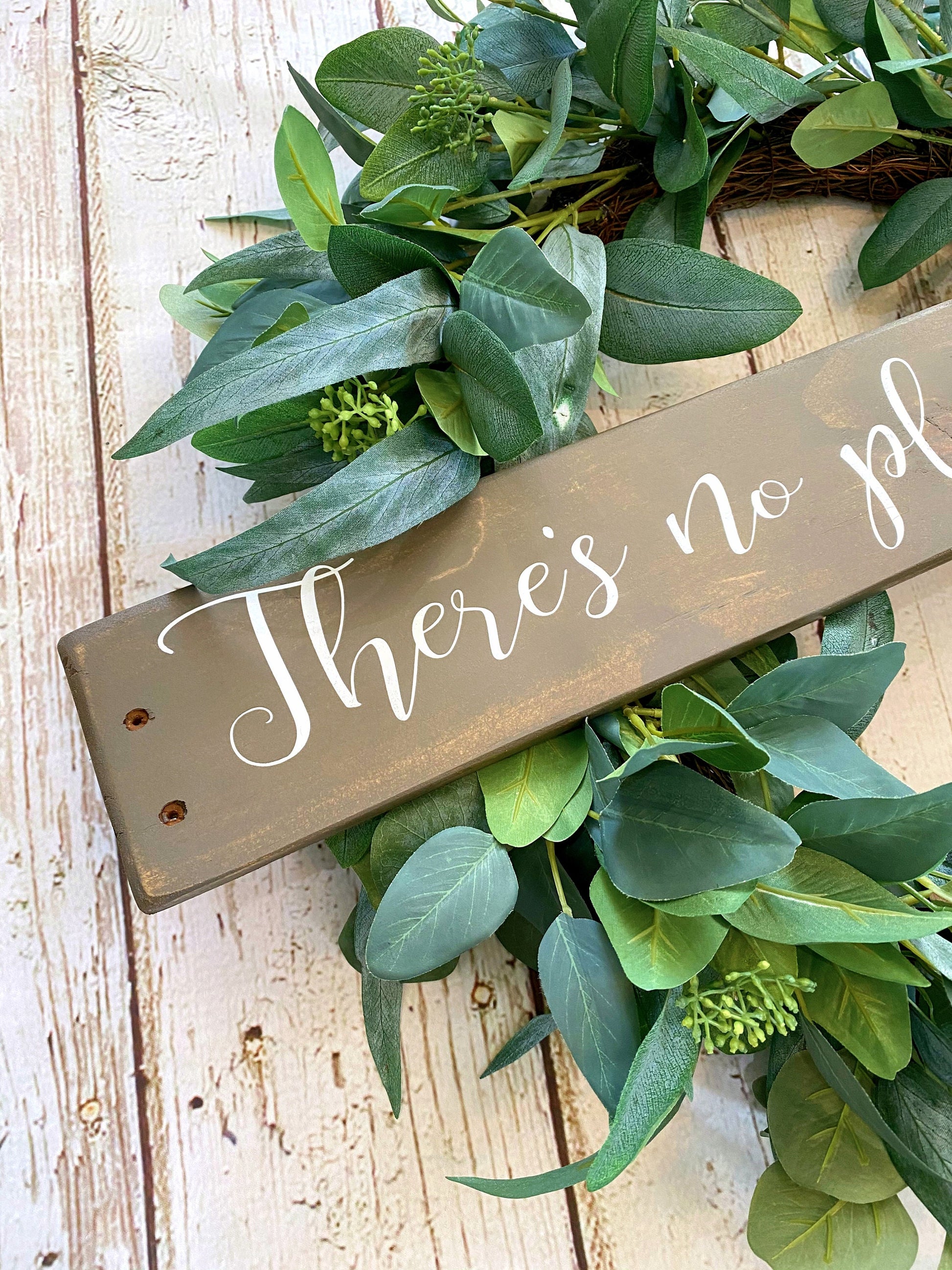 There's No Place Like Home Wood Sign, Pallet Wood Sign, Rustic Farmhouse, Housewarming, Realtor Gift, Country Decor, No Place Like Home