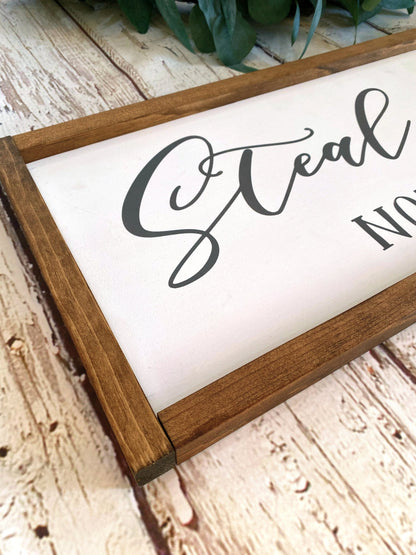 Steal My Heart But Not My Blankets Wood Sign, Master Bedroom Wood Sign, Bedroom Wall Art, Above Bed Wall Sign, Farmhouse Wall Decor