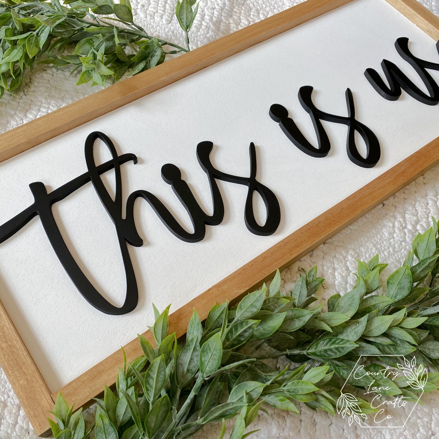 This Is Us Family Wall Wood Sign, Family Photo Prop, Gift for Wedding, Bridal Shower, Housewarming Gift, Gift for Blended Family