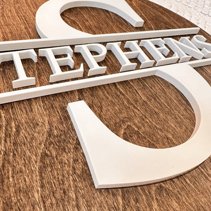 Family Name Sign Entryway Sign, Last Name Sign, Engagement Gift, Housewarming Gift, Mothers Day Gift, Family Wood Sign