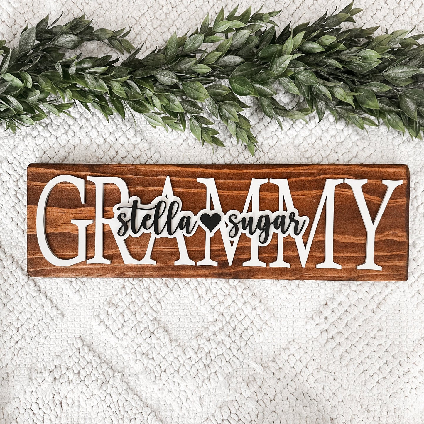 Personalized Mothers Day Gift, Mom Wood Sign, Mom Gift From Kids, Family Name Sign, Mom Gift,  Grammy Gift,  Sign For Mom With Kids Names