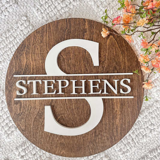 Family Name Sign Entryway Sign, Last Name Sign, Engagement Gift, Housewarming Gift, Mothers Day Gift, Family Wood Sign