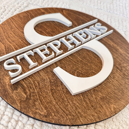 Family Name Sign Entryway Sign, Last Name Sign, Engagement Gift, Housewarming Gift, Mothers Day Gift, Family Wood Sign