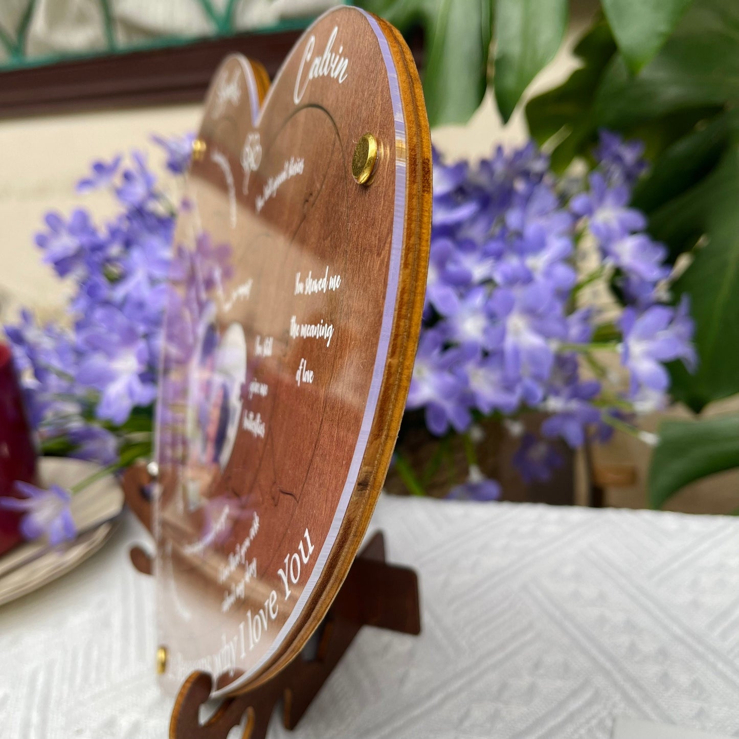 Reasons Why I Love You, Personalized Wooden Puzzle Anniversary Gift for Boyfriend Girlfriend, Birthday Gift for Her Him, Valentines Day Gift