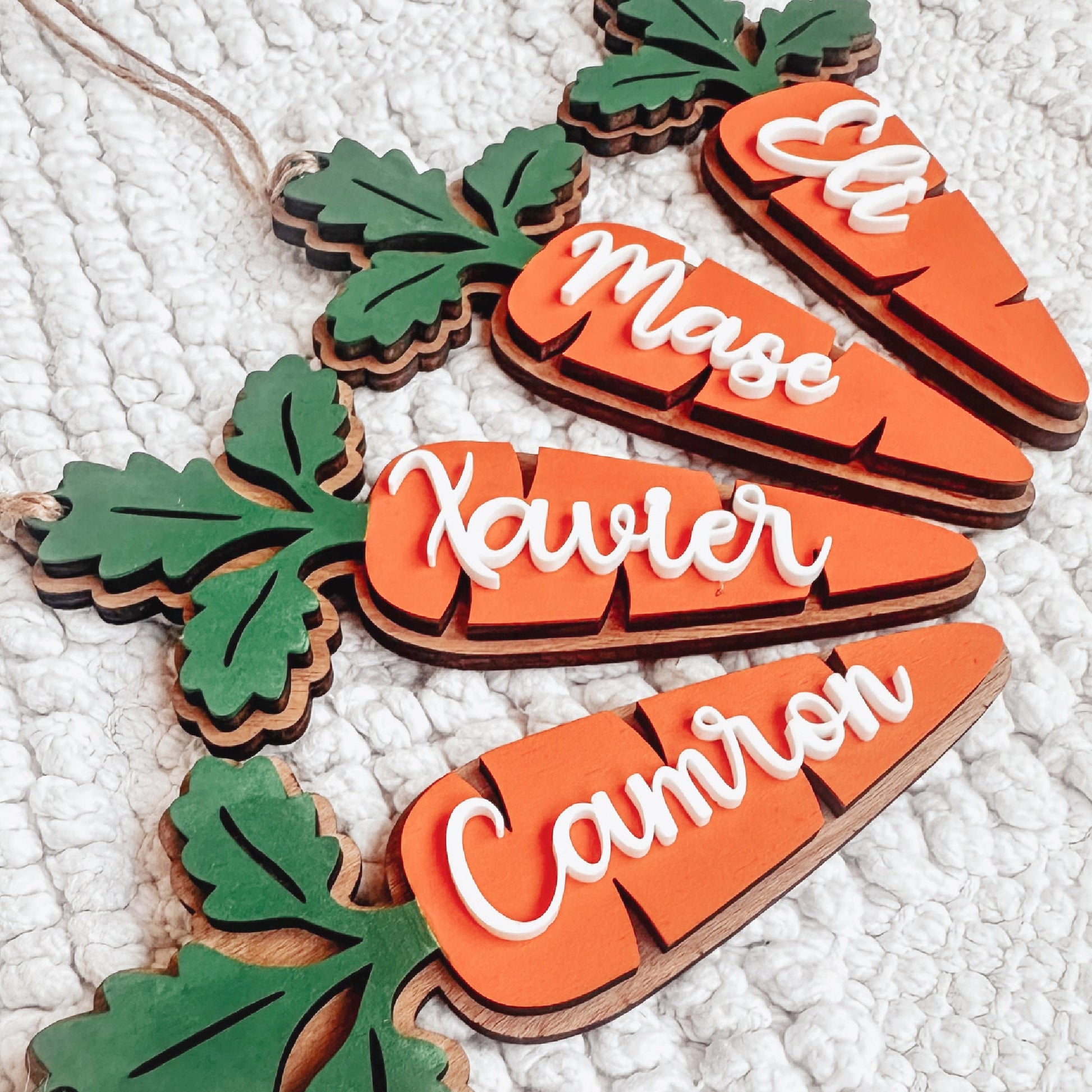 Personalized Name Tag For Easter Basket, Carrot Name Tag For Basket, Custom Name Tag, Easter Gifts