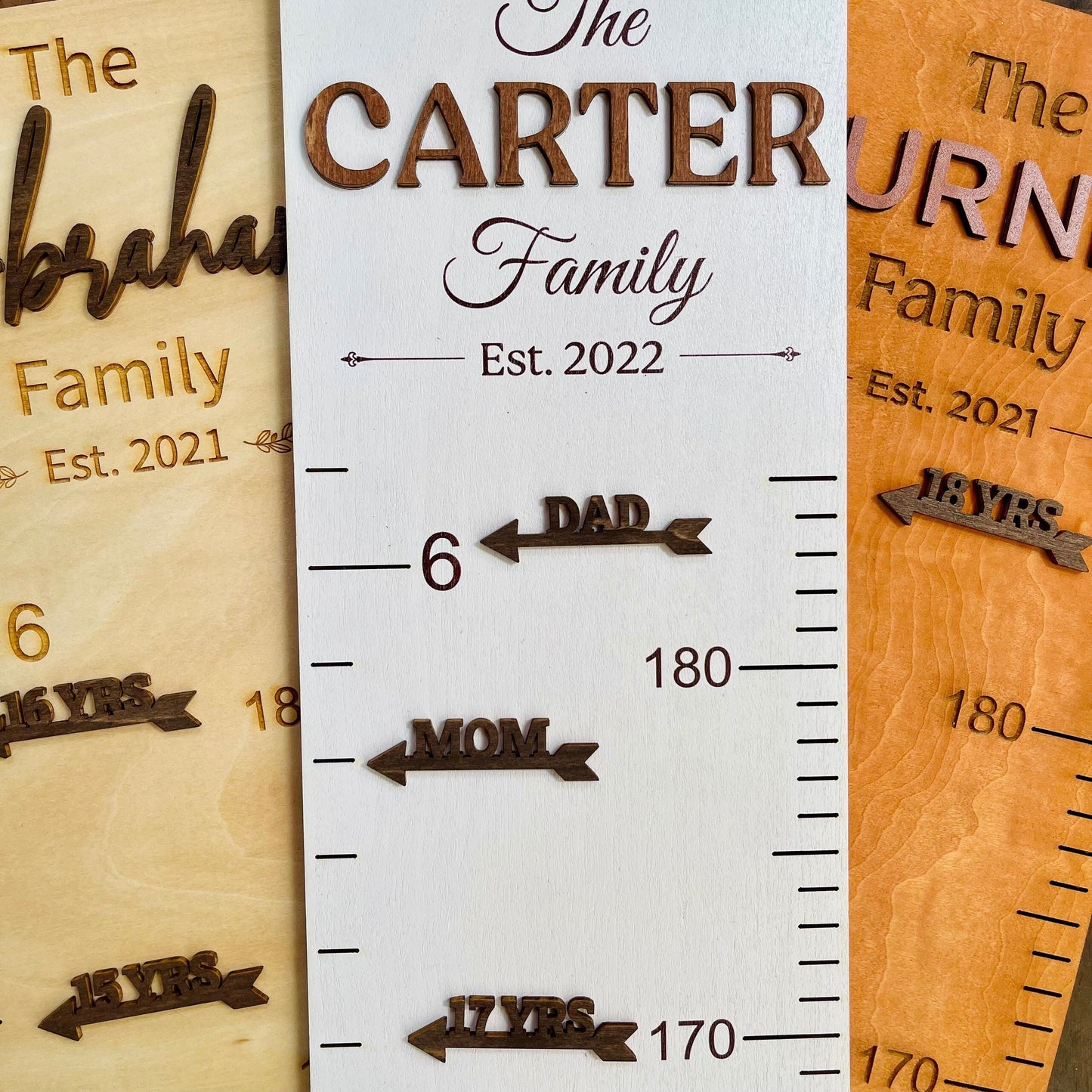 Growth Chart Markers Personalized Height Marker Arrows for Growth Chart Wooden Height Chart Markers
