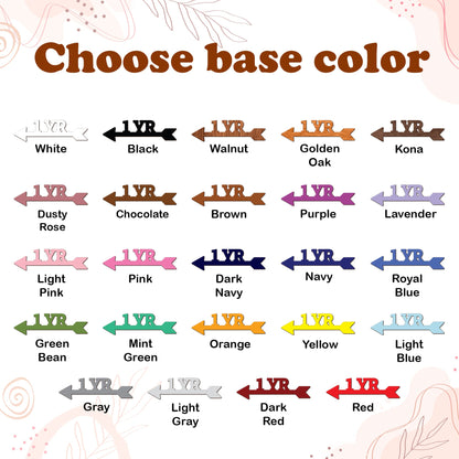 Growth Chart Markers Personalized Height Marker Arrows for Growth Chart Wooden Growth Chart Markers