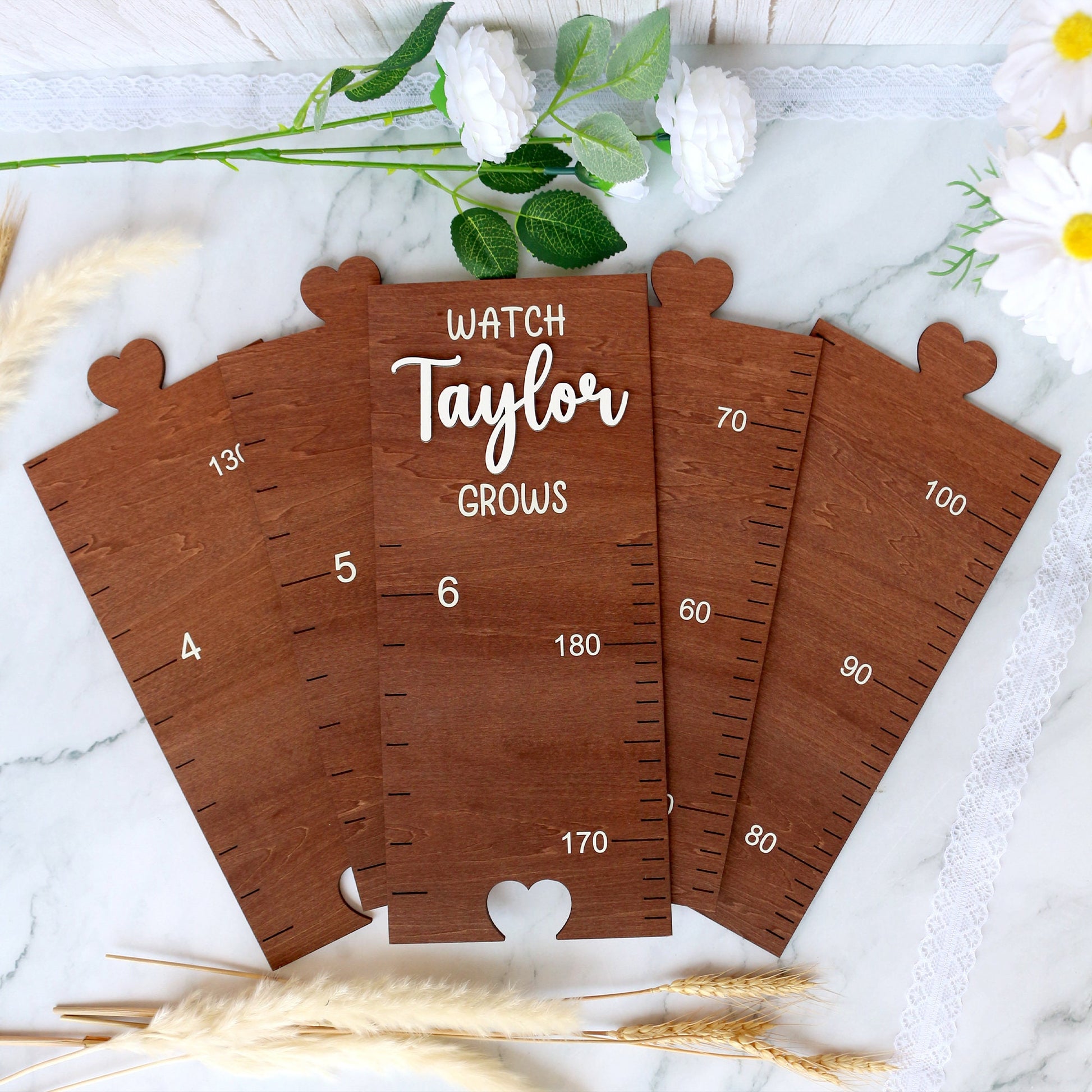 Personalized Height Chart, Growth Chart for Kids, Baby Gifts, Height Ruler for Nursery Decor, Baby Shower Gift, Gift for Kids