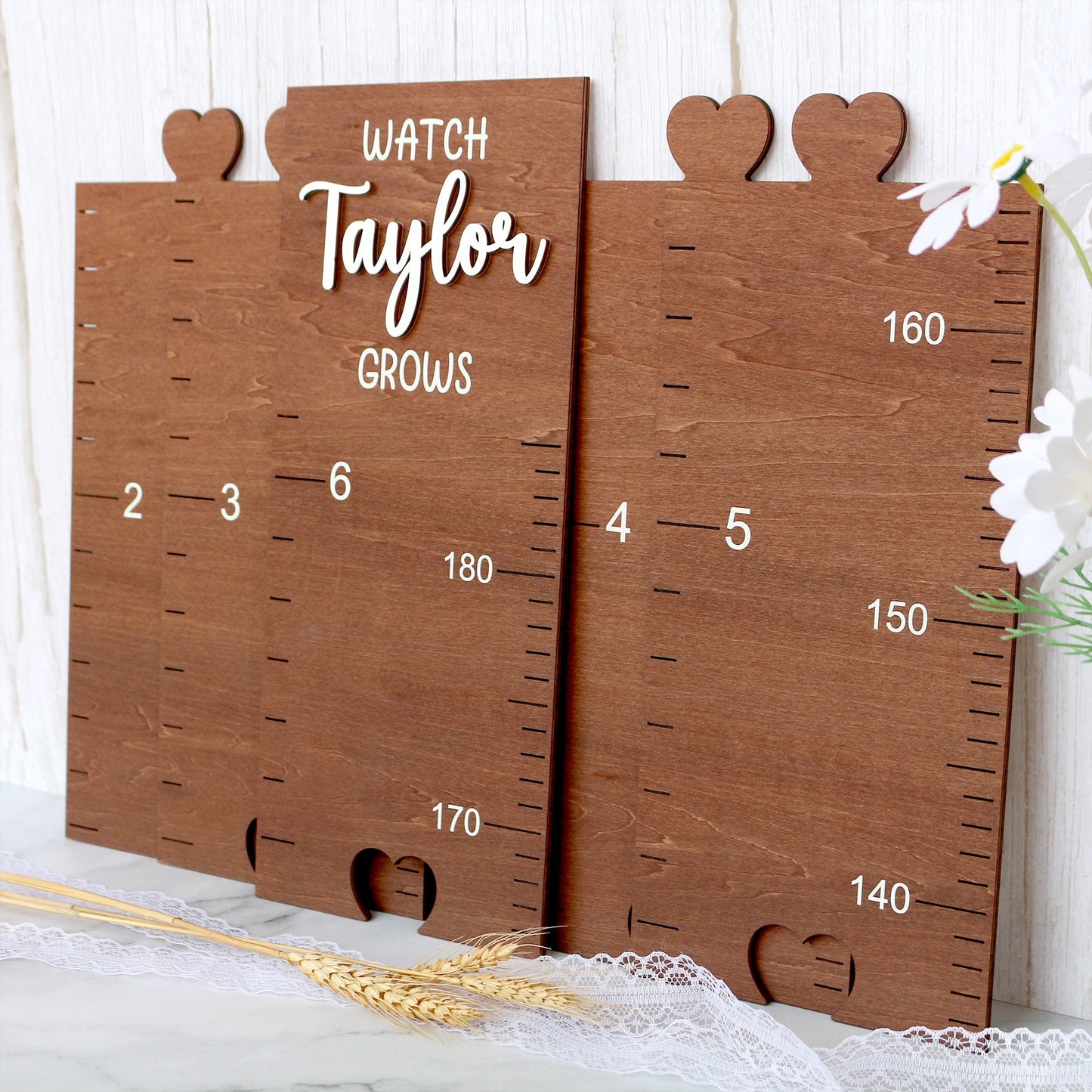 Personalized Height Chart, Growth Chart for Kids, Baby Gifts, Height Ruler for Nursery Decor, Baby Shower Gift, Gift for Kids