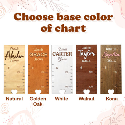 Personalized Height Chart, Growth Chart for Kids, Baby Gifts, Height Ruler for Nursery Decor, Baby Shower Gift, Gift for Kids