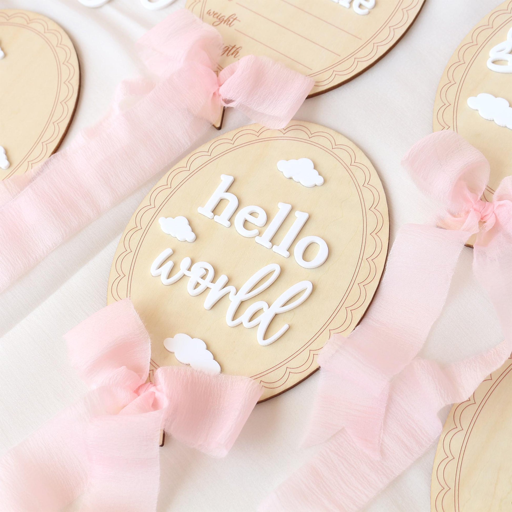 Baby Monthly Milestone Baby Girl Name Sign Baby Girl Announcement Sign for Hospital Baby Photo Signs Baby Gift Baby Shower Gift