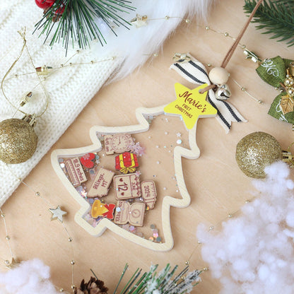 Personalized  Baby's First Christmas Ornament, Baby 1st Christmas Ornament, Custom Newborn Gift, Shake Babies Ornament, Baby Keepsake