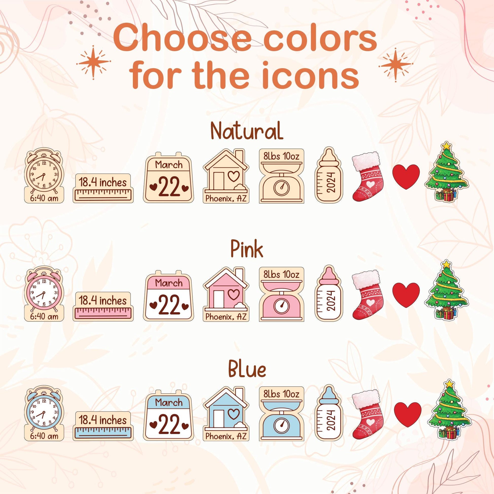 Personalized Baby First Christmas Ornament, Baby 1st Christmas Ornament, Custom Baby Name, Newborn Gift, Shake Babies Ornament