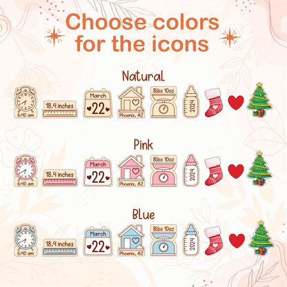 Personalized Baby First Christmas Ornament, Baby 1st Christmas Ornament, Custom Baby Name, Newborn Gift, Shake Babies Ornament