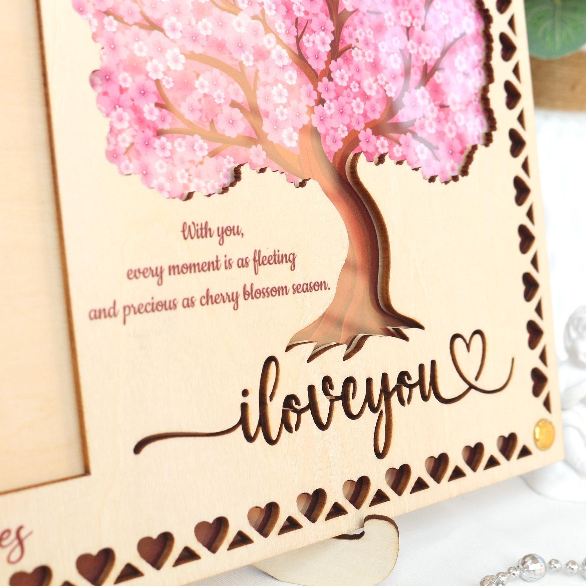 Picture Frame Personalized Photo Frame With Your Favorite Quote or Message Unique Gift for Anniversary, Wedding Decor, Valentines Day