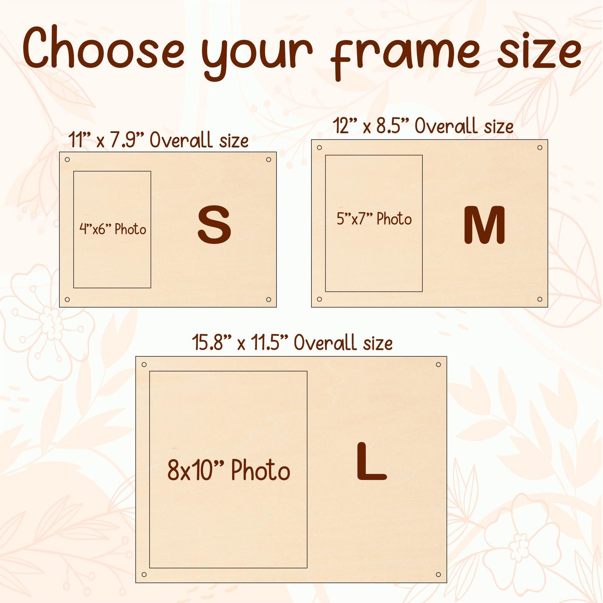 Wooden Picture Frame Personalized Photo Frame With Record Design, Unique Gift for Anniversary, Wedding Decor, Valentines Day