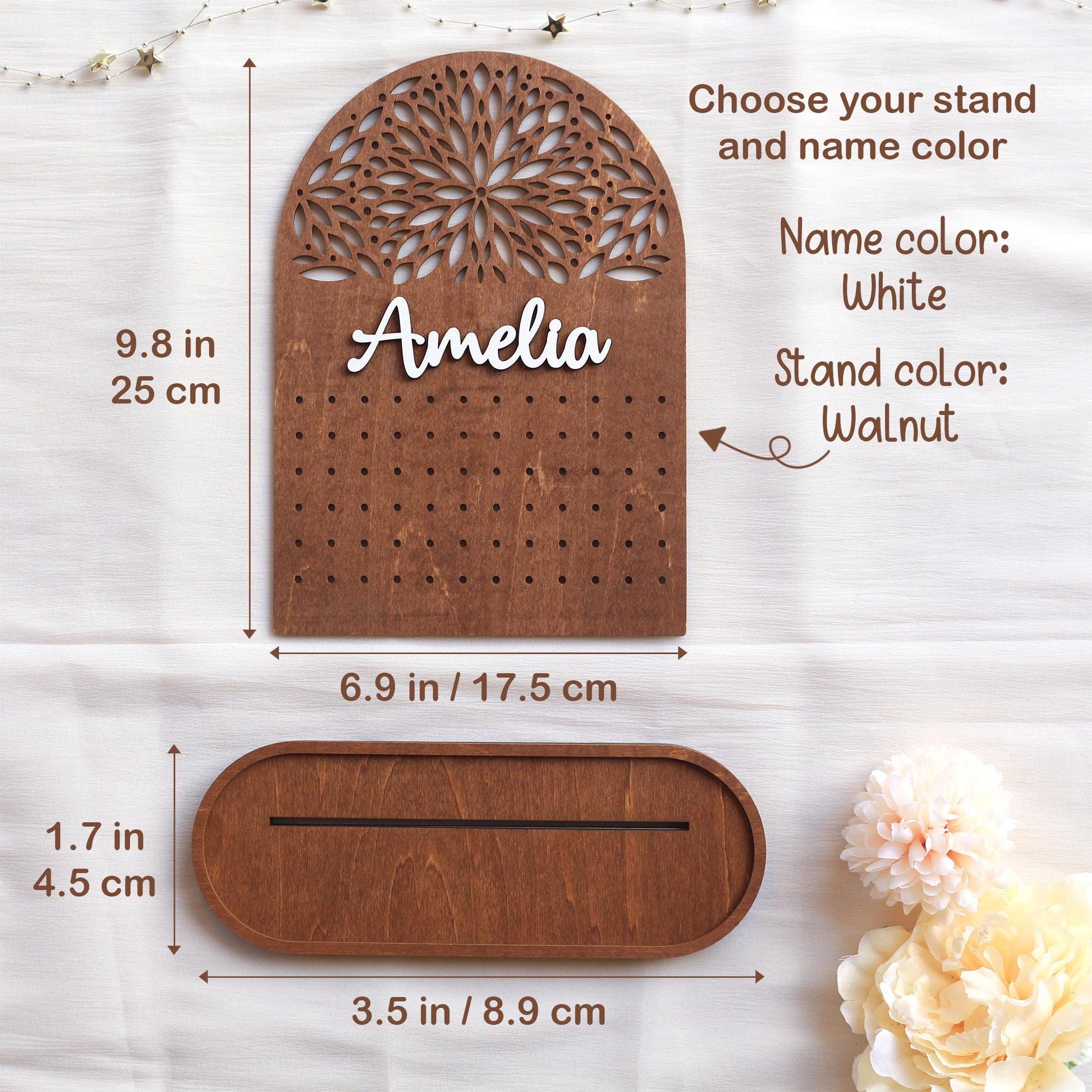 Jewelry Organizer Personalized Earring Stand Jewelry Organization Jewelry Holder Birthday Gifts for Her Mothers Day Gifts