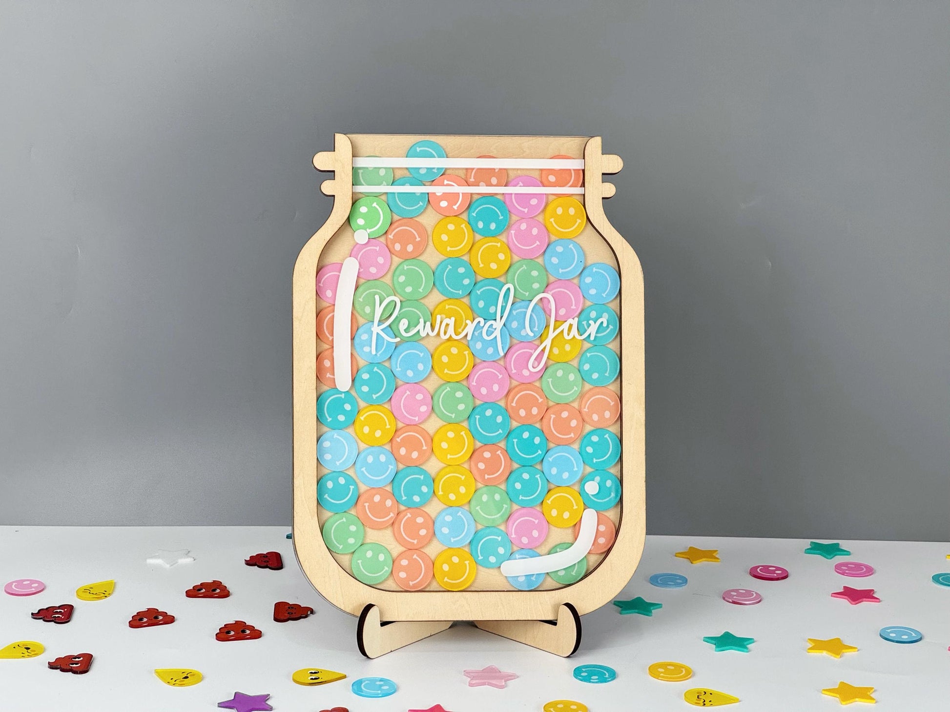 Toilet Training Children's Reward Jar,Reward Jar For Toddlers,Magnetic Reward Jar with Tokens,Good Behavior Gift,Daily Routine,Gift For Kids