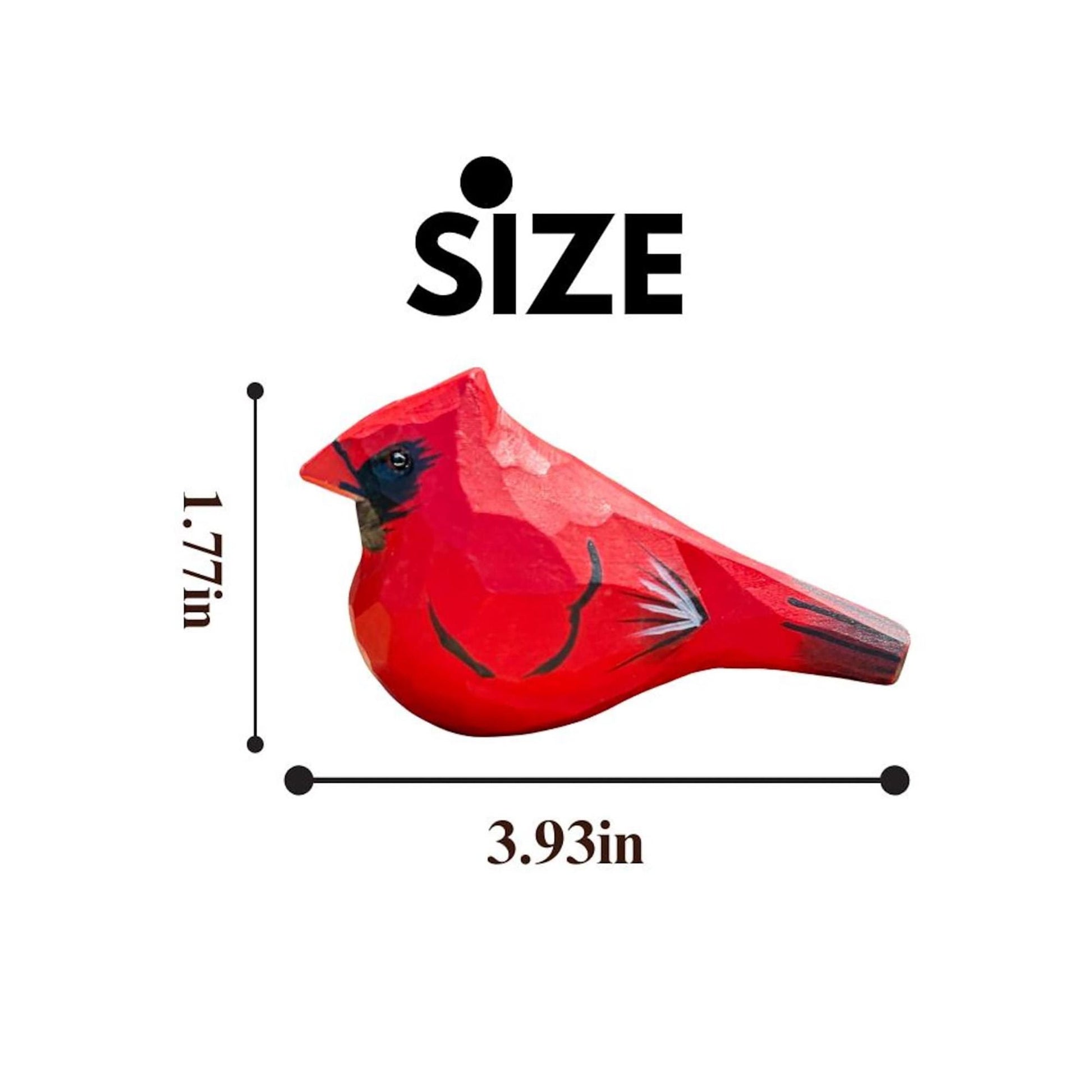 20 Style Wooden Birds Figurine, Hand Painted Cardinal Statue, Chubby Robin Figurine, Christmas tree decoration gifts, Gifts for Bird Lovers