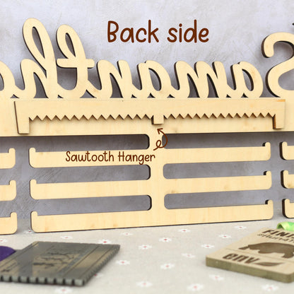 Medal Hanger, Gymanstics Medal Hanger, Bedroom Wall Hanging, Medal Display, Bedroom Sign, Bedroom Wall Art, Personalised Sign, Gymnast Sign