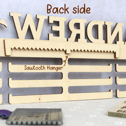 Personalised Medal Display Hanger, Gymanstics Medal Holder, Medal Display, Bedroom Sign, Bedroom Wall Art, Gymnast Sign, Birthday Gift