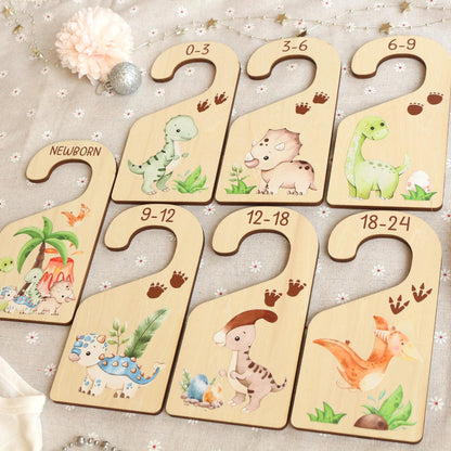 Dinosaur Baby Clothes Dividers, Baby Closet Dividers, Baby Clothes Organisation, Infant Clothes Hangers, Baby Boy Shower Gift