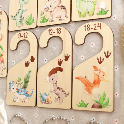 Dinosaur Baby Clothes Dividers, Baby Closet Dividers, Baby Clothes Organisation, Infant Clothes Hangers, Baby Boy Shower Gift