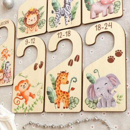 Baby Closet Dividers, Animals Baby Clothes Dividers, Baby Clothes Organisation, Infant Clothes Hangers, Baby Shower Gift
