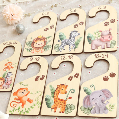 Baby Closet Dividers, Animals Baby Clothes Dividers, Baby Clothes Organisation, Infant Clothes Hangers, Baby Shower Gift