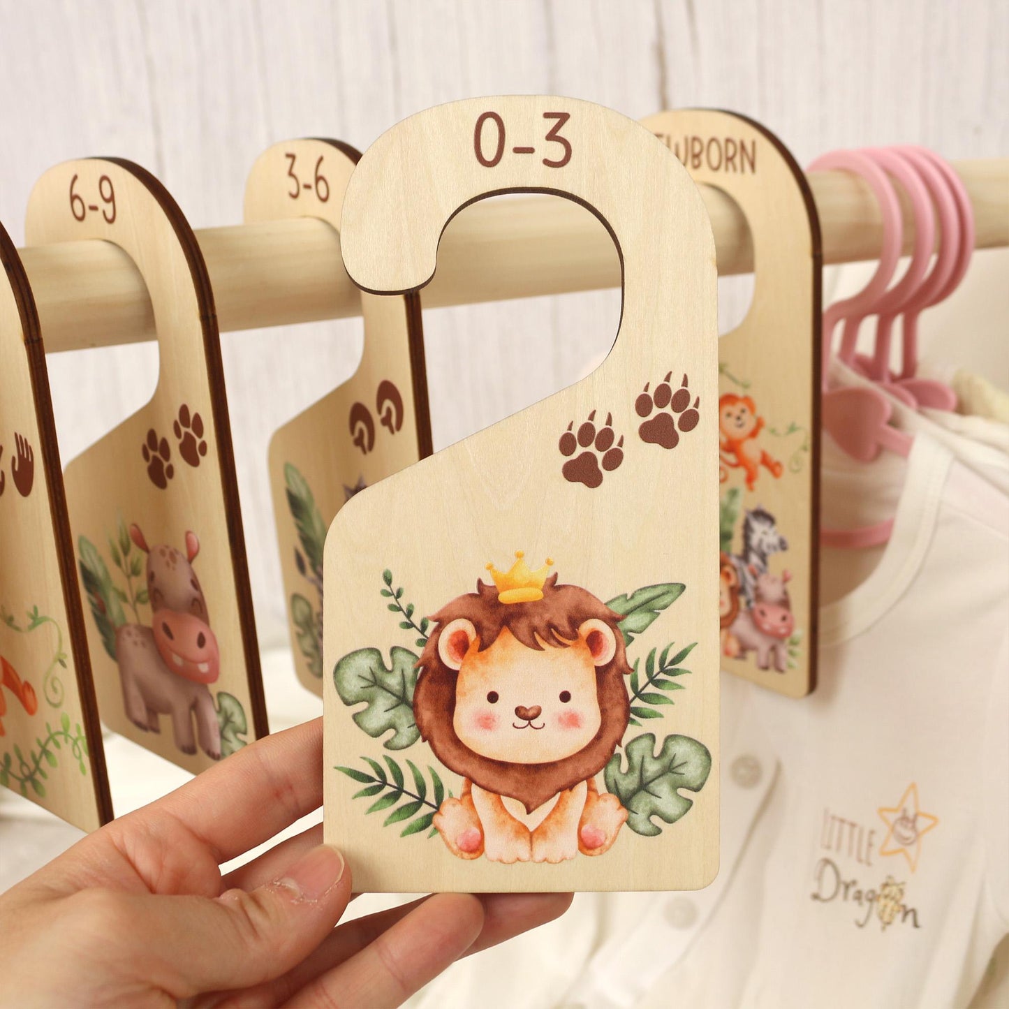 Baby Closet Dividers, Animals Baby Clothes Dividers, Baby Clothes Organisation, Infant Clothes Hangers, Baby Shower Gift