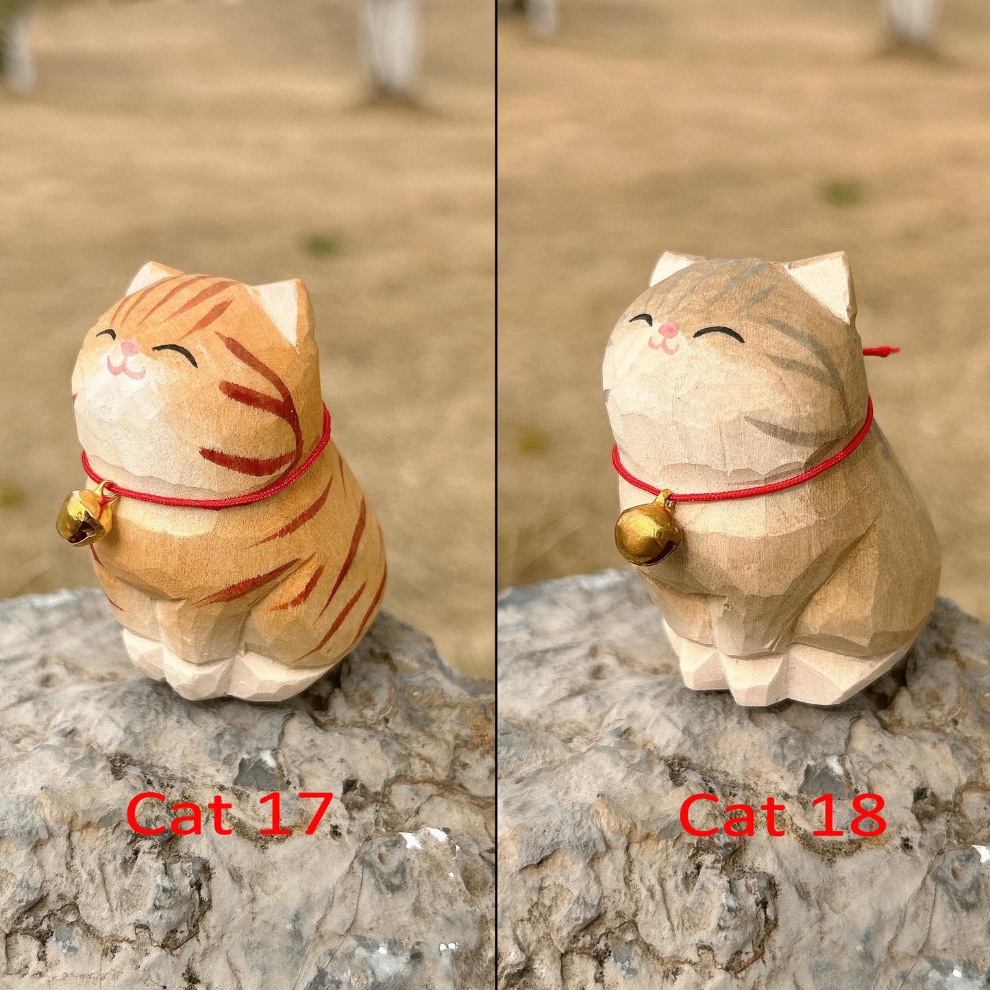 Handmade Wooden Cat Figurine,Hand-Carved Wood Cat,Minimalist Cat Ornament,Unique Cat Lover Gift,Holiday Decor,Desk Decor,Cute Animal Statute