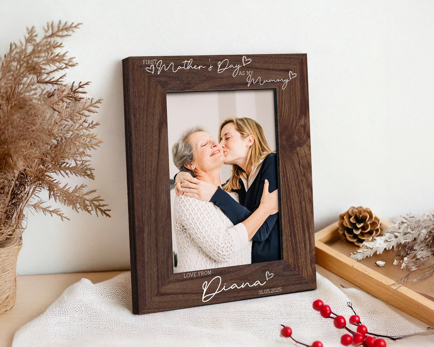 First Mother's Day as My Mummy Photo Frame,Mothers Day Gift for Grandma,1st Mothers Day as My Mommy,Granny,Nana,Mum Gift,Nanny I Love You