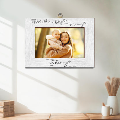 First Mother's Day as My Mummy Photo Frame,Mothers Day Gift for Grandma,1st Mothers Day as My Mommy,Granny,Nana,Mum Gift,Nanny I Love You