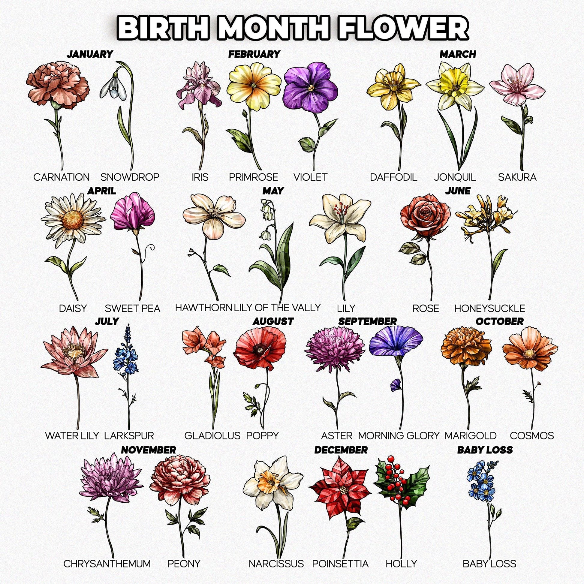 First Mom Now Grandma Stained Glass Suncather Personalized Birth Month Flower Window Hanging,Mother Day Gift,Gift for Mom,Grandma Home Decor