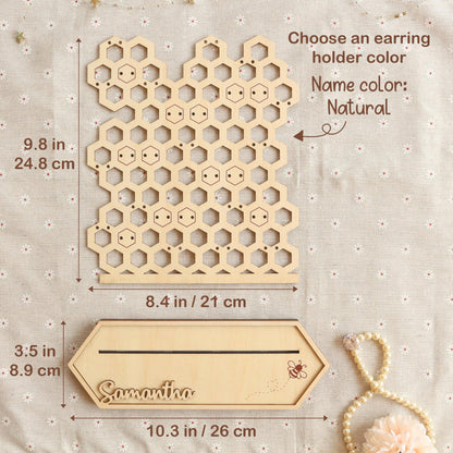 Jewelry Organizer Personalized Earring Stand Jewelry Organization Earring Holder Birthday Gifts for Her Mothers Day Gifts