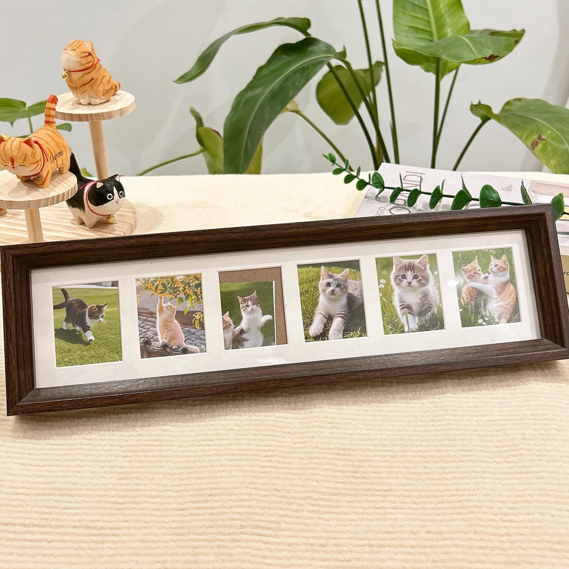 Personalized Multi-function photo frame,Pet Sympathy Gift,Loss of Pet Photo Frame,Picture Wooden Frame,Custom Pet Photo Collage Gift