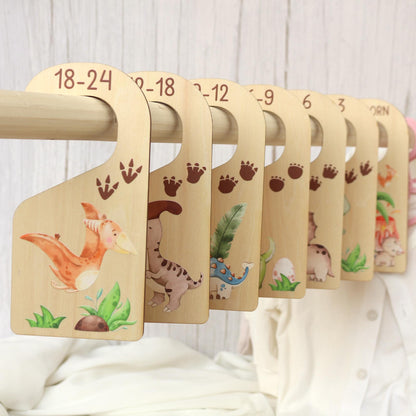 Dinosaur Baby Clothes Dividers, Baby Closet Dividers, Baby Clothes Organisation, Infant Clothes Hangers, Baby Boy Shower Gift