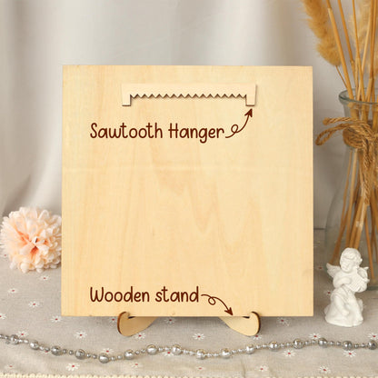 Personalized Handwriting Sign | Handwriting Sign 3D with wood and acrylic | Unique Gift for Mom, Dad, Grandparents, Teacher