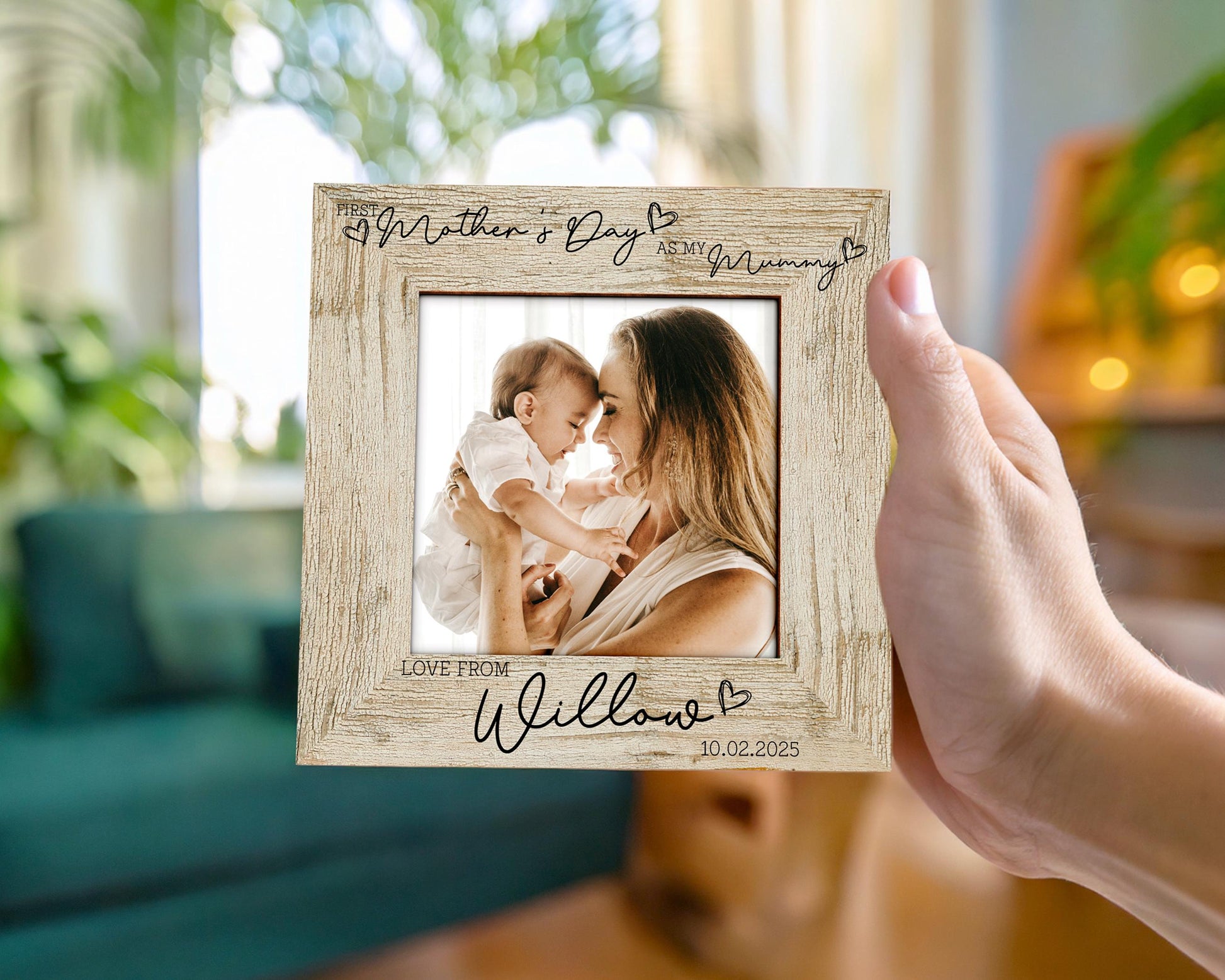 First Mother's Day as My Mummy Photo Frame,Mothers Day Gift for Grandma,1st Mothers Day as My Mommy,Granny,Nana,Mum Gift,Nanny I Love You