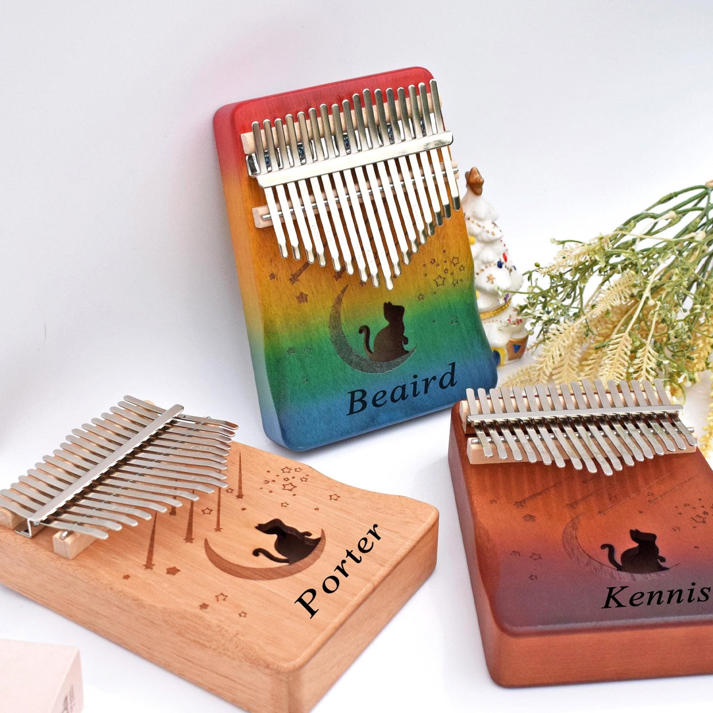 Custom Engraved 17 Key kalimba, Personalized kalimba,thumb piano gift,Musical instruments for Sound Therapy & Relaxation