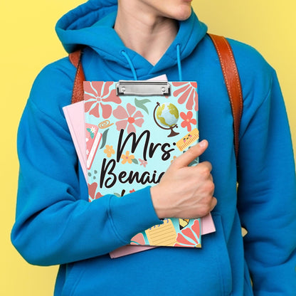 Customized Teacher Clipboard, Teacher Appreciation Gifts, Teacher Gift, Custom Teacher Clipboard with Name, Acrylic Teacher Clipboard Gift