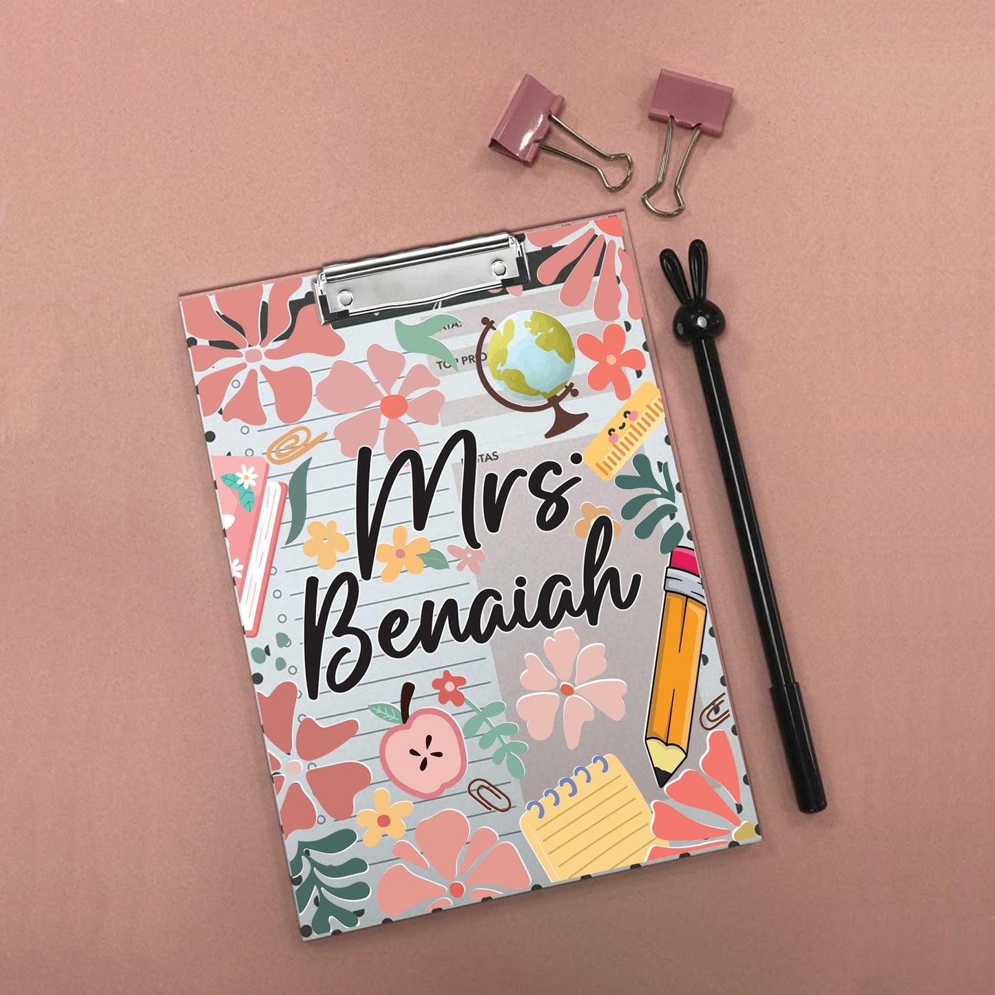 Customized Teacher Clipboard, Teacher Appreciation Gifts, Teacher Gift, Custom Teacher Clipboard with Name, Acrylic Teacher Clipboard Gift