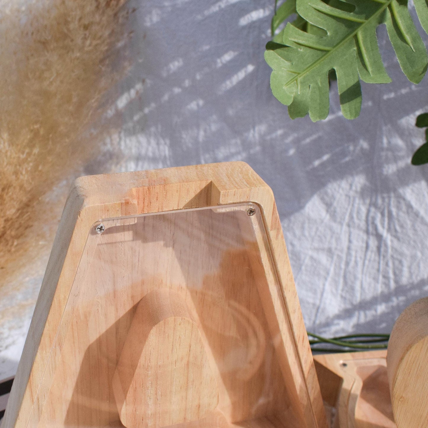 Wooden letter piggy bank with engraved quotes - teaches kids to save money and builds early financial habits,birthday gift for children