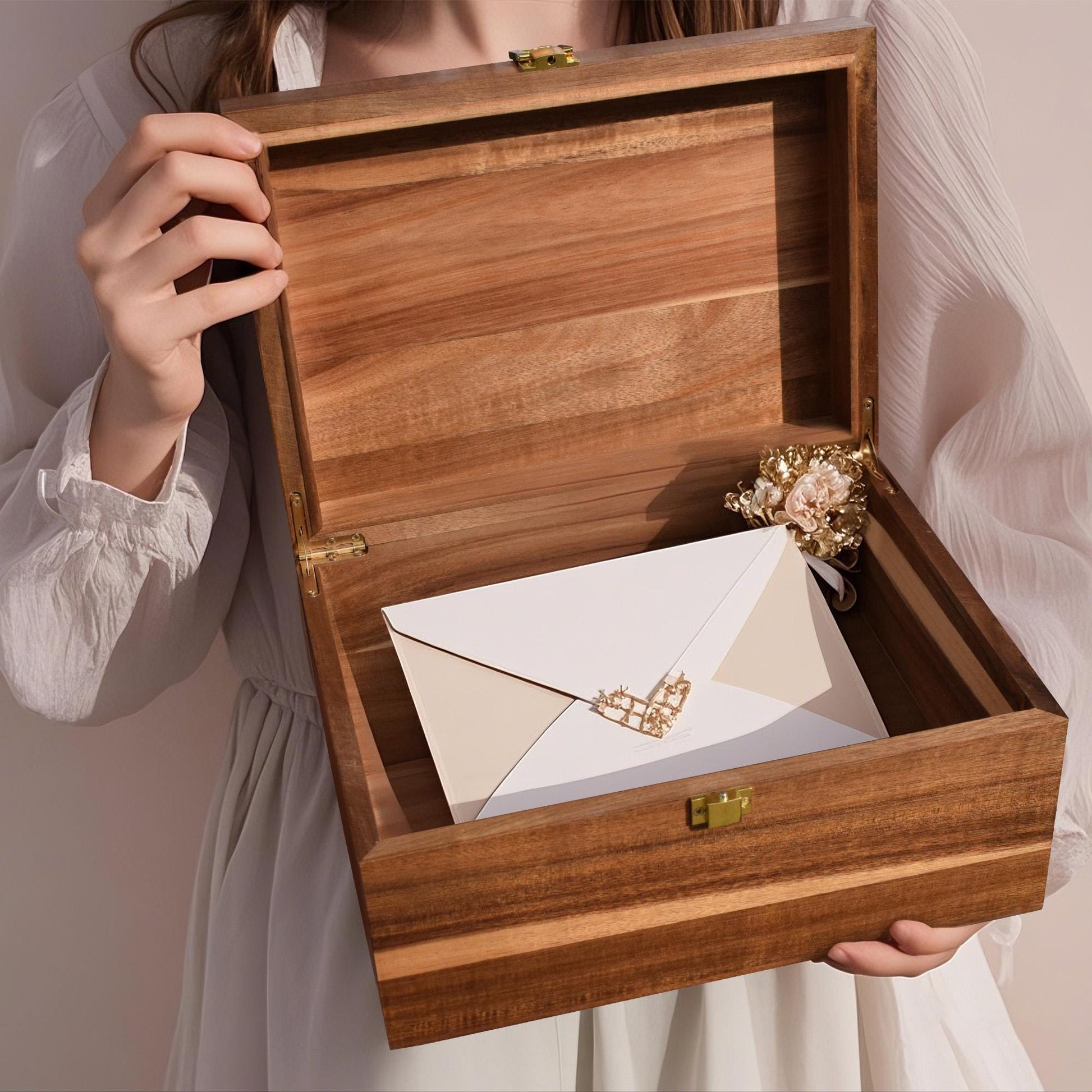 Personalized Gift for Couple, Anniversary Memory Box, Wedding Memory Box, Wooden Keepsake Box Personalized, Engagement Gift for Couples