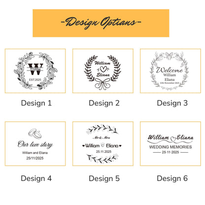 Personalized Walnut Keepsake Box,Engraved Wedding Keepsake Memory Box,Engagement Gift,Wooden Box With Hinged Lid,Anniversary Gift Couples