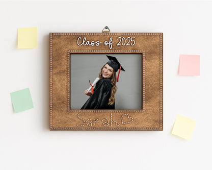 Custom Graduation Picture Frame,High School Graduation Gift for Her,Gift for him,College Graduation, Personalized Photo Frame,Class of 2025